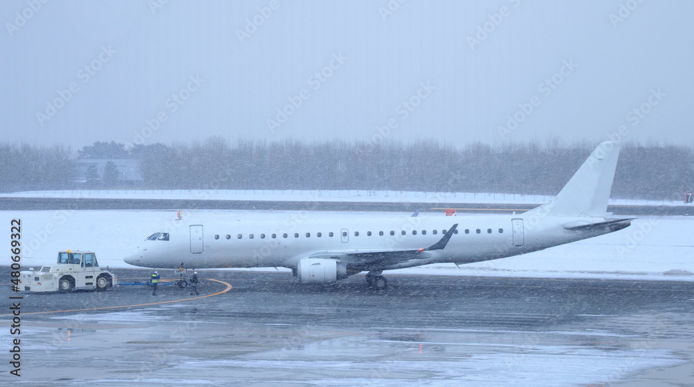 Obraz premium 冬の函館空港2