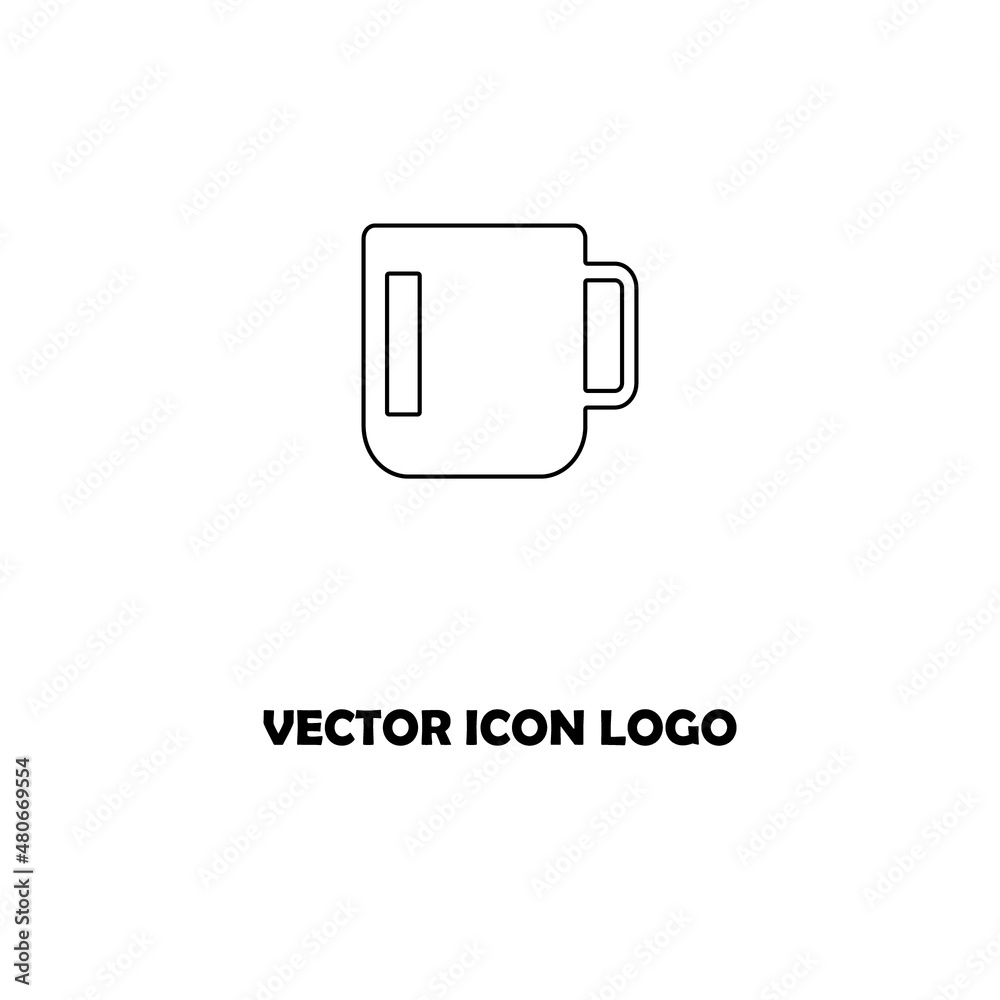 cup of coffee tea with steam line icon black on white cup of coffee tea with steam line icon black on white