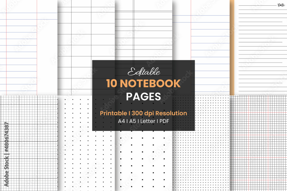 journal notebook, kdp interior, Notebook pages, journal cards, crafts, announcements, wedding planners, digital layouts, school projects, school notebooks, Teaching Materials, worksheets