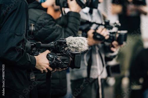 Obraz na plátně Public Live Event Television Coverage