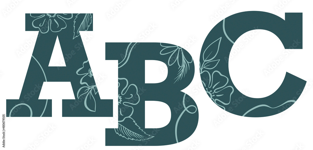 ABC book cover, Alphabet cover, kids abc cover, book for kids, first