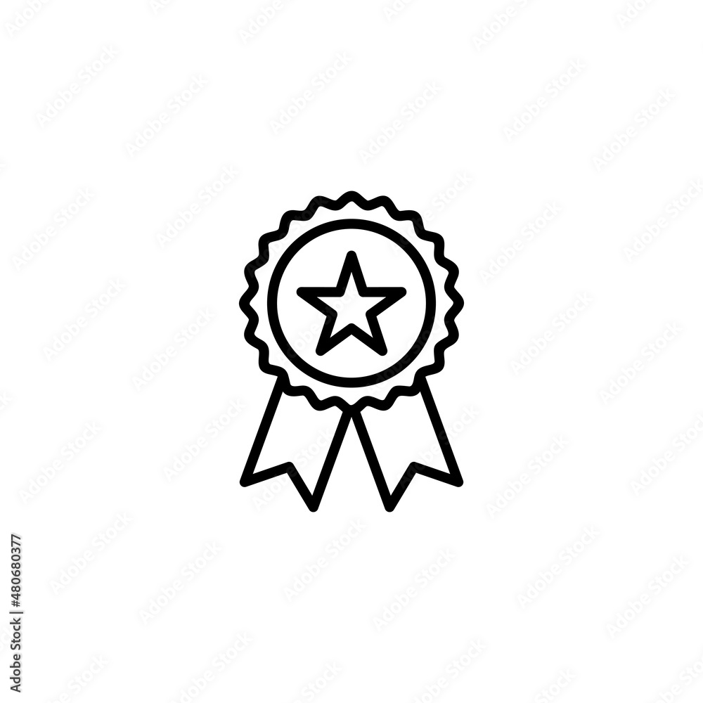 Badge icon. Awards icon vector. Achieve sign and symbols Badge icon. Awards icon vector. Achieve sign and symbols