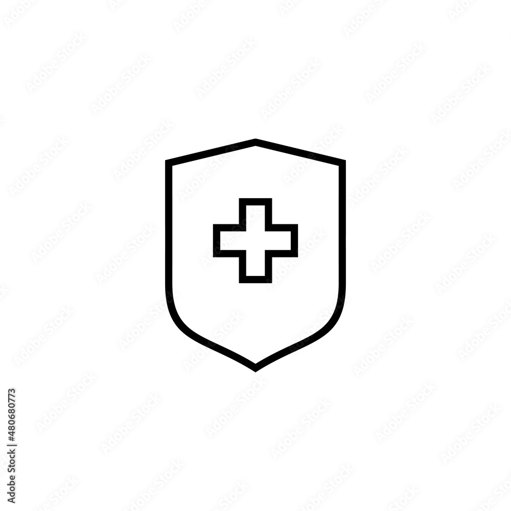 Health insurance icon. Insurance document sign and symbol Health insurance icon. Insurance document sign and symbol