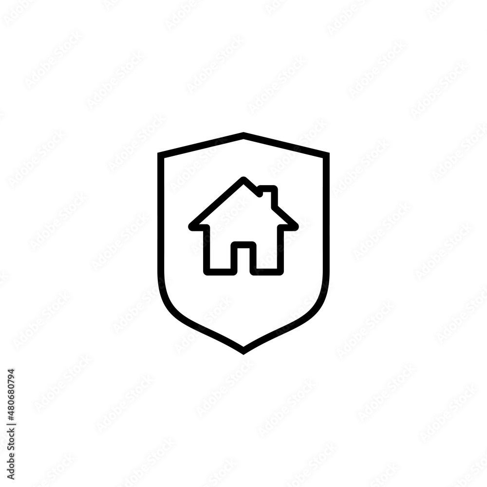 house insurance icon. house protection sign and symbol house insurance icon. house protection sign and symbol