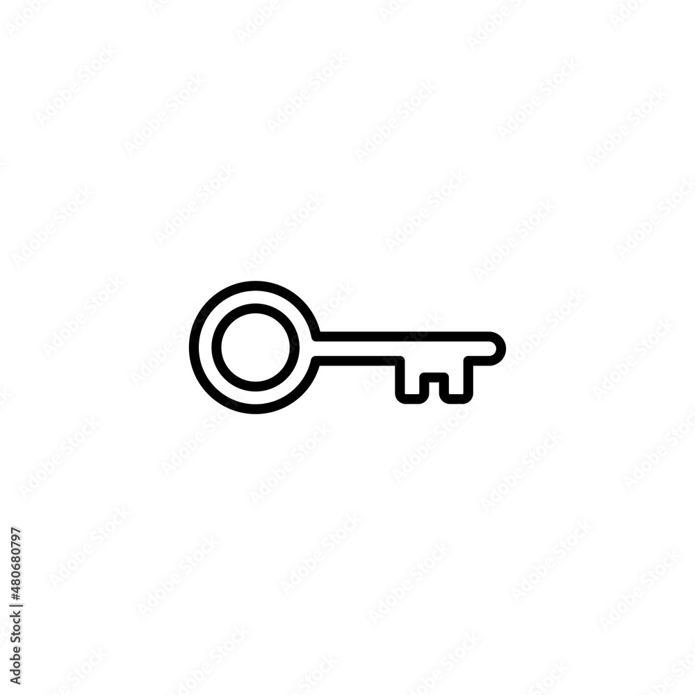 Key icon. Key sign and symbol.