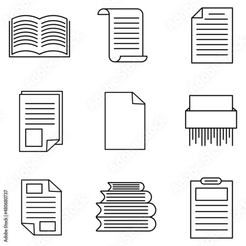 icon book for jotting down information in learning