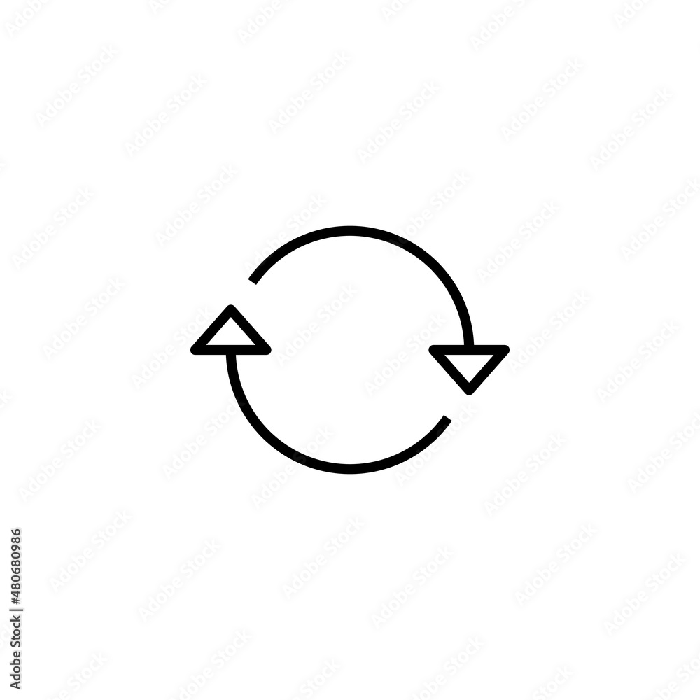 Refresh icon. Reload sign and symbol. Update icon. Refresh icon. Reload sign and symbol. Update icon.