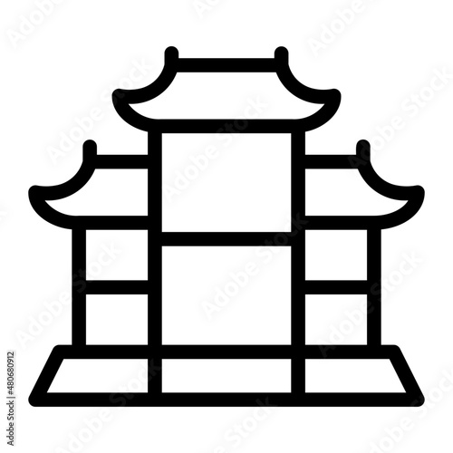 paifang line icon
