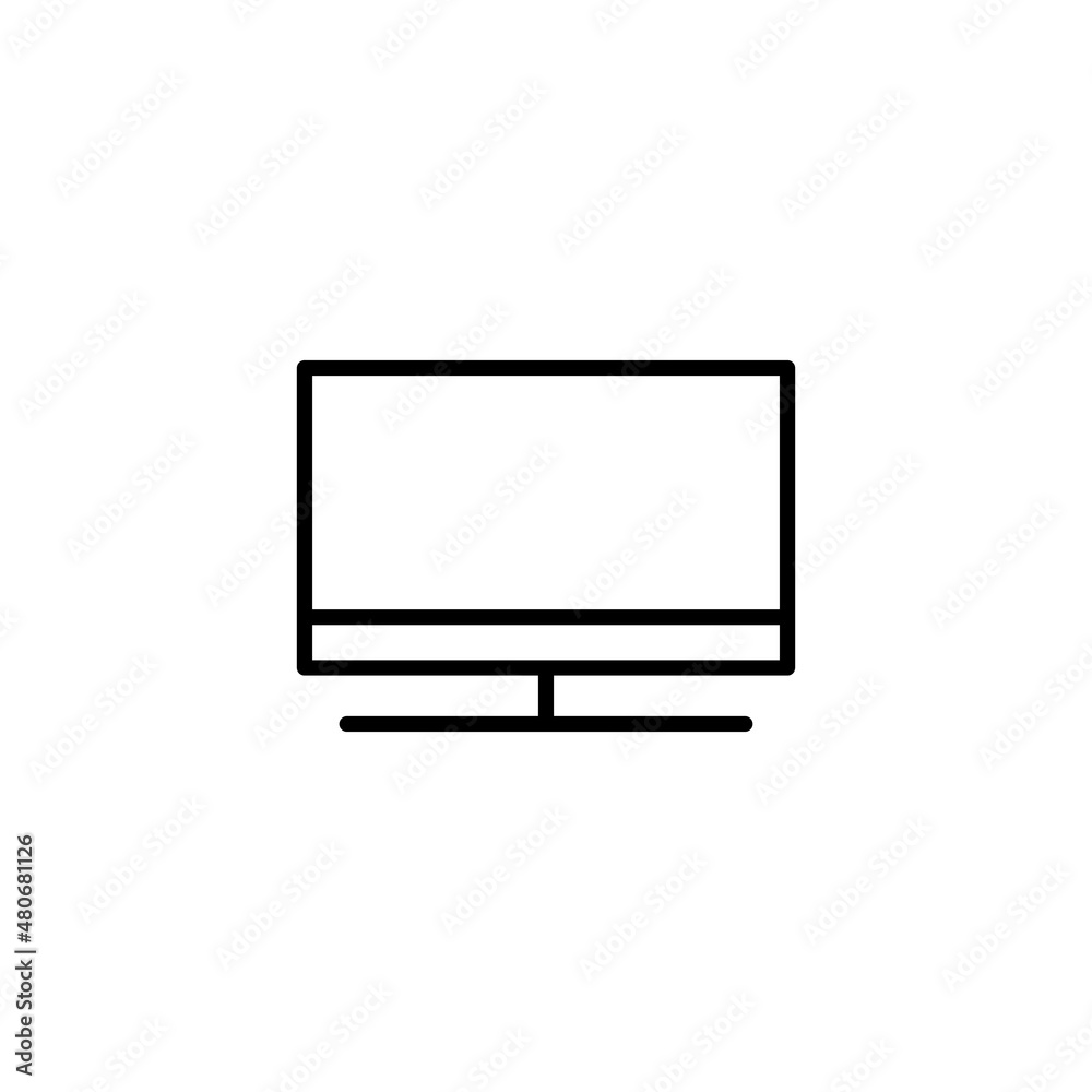 Tv icon. television sign and symbol Tv icon. television sign and symbol