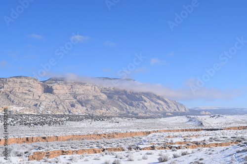 Winter Desert Mountain