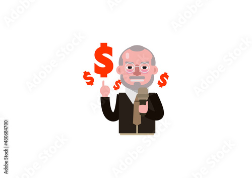 Business related illustrations for various graphic design and advertising applications.