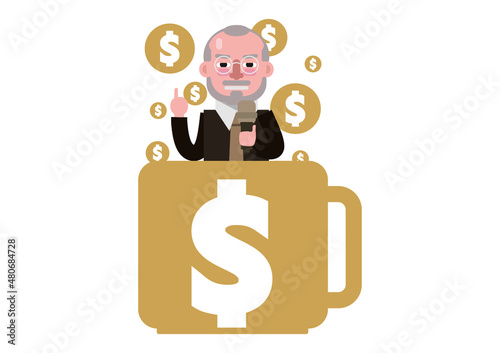 Business related illustrations for various graphic design and advertising applications.