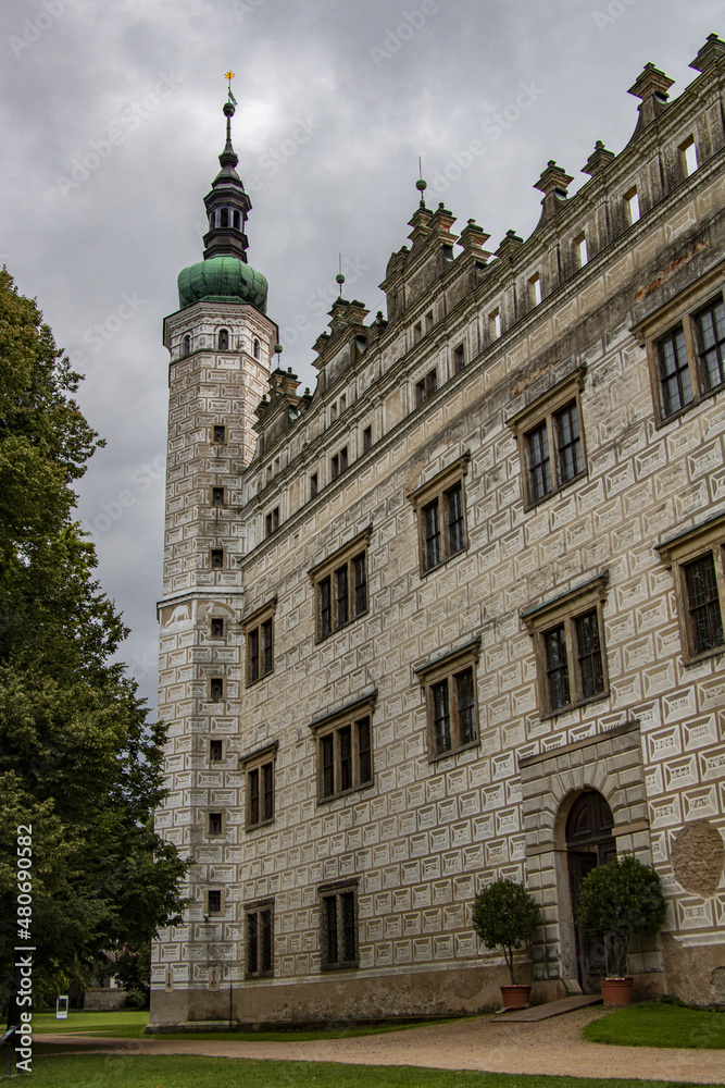 Fototapeta premium fairytale renaissance castle in central europe