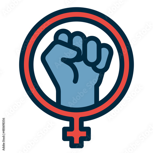 protest two tone icon
