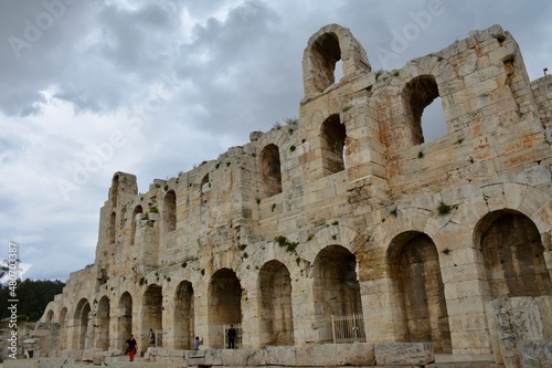 the amphitheater