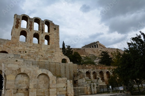 the amphitheater