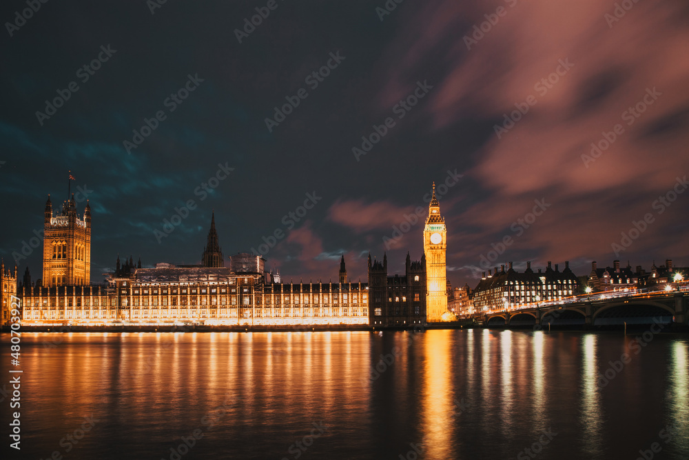 Fototapeta premium big Ben and Westmister Abbey London UK