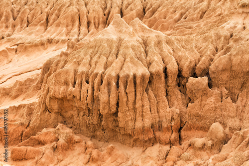 Canvas-taulu Mungo lake wall heap tele