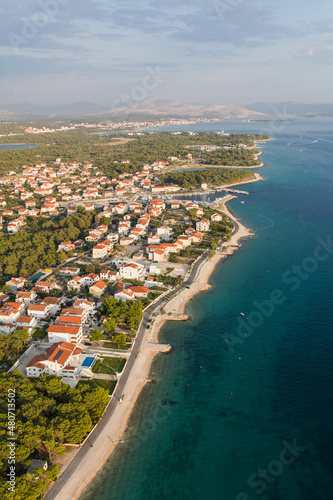 aerial view of the Croatia photo