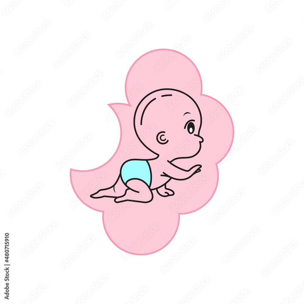 baby logo vector baby logo vector