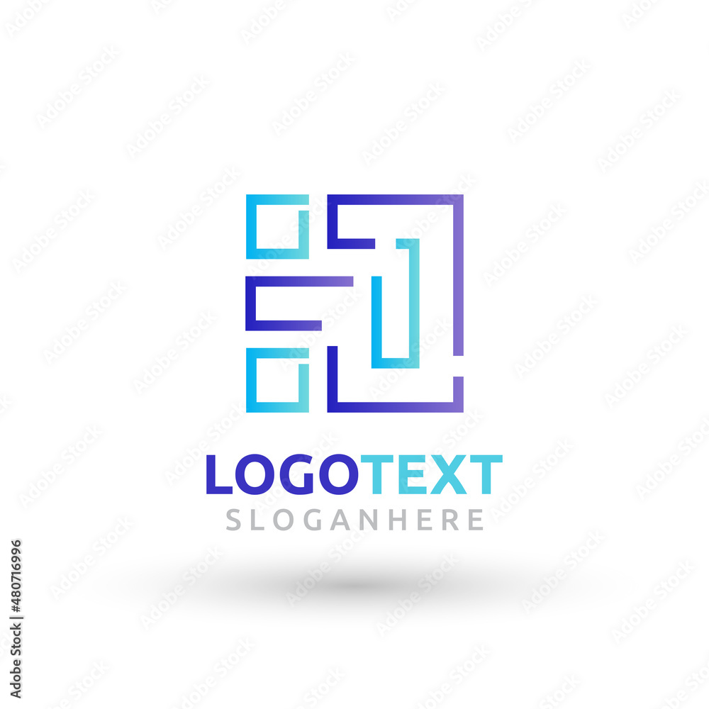 D letter colorful logo abstract design. D alphabet logo D letter colorful logo abstract design. D alphabet logo