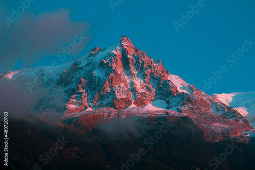 red mountain peak