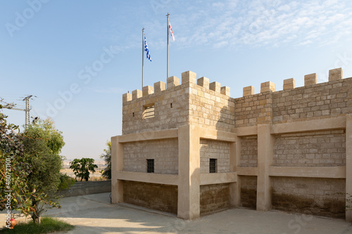 The St. John the Baptist Monastery of the Franciscan Order near Israeli side of of Qasr El Yahud, in the Palestinian Authority, in Israel