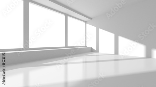 White Modern Background. Abstract Building Concept