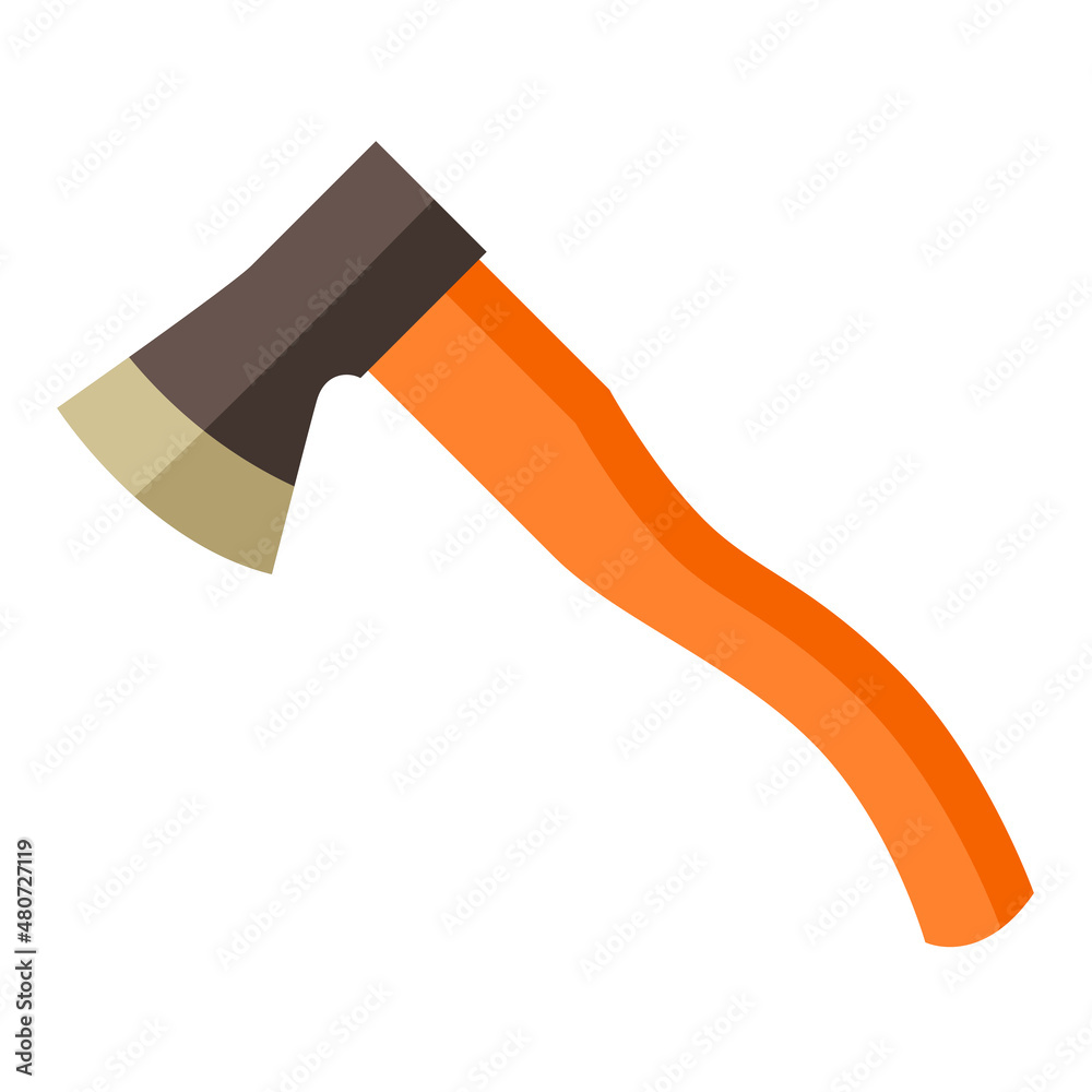 Illustration of ax. Garden tools and equipment. Illustration of ax. Garden tools and equipment.