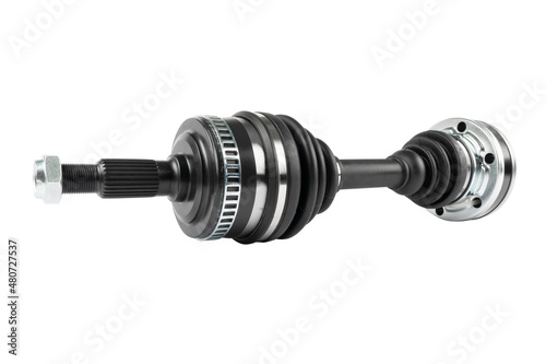 Принти на полотні Front-wheel drive vehicle assembly isolated on white background