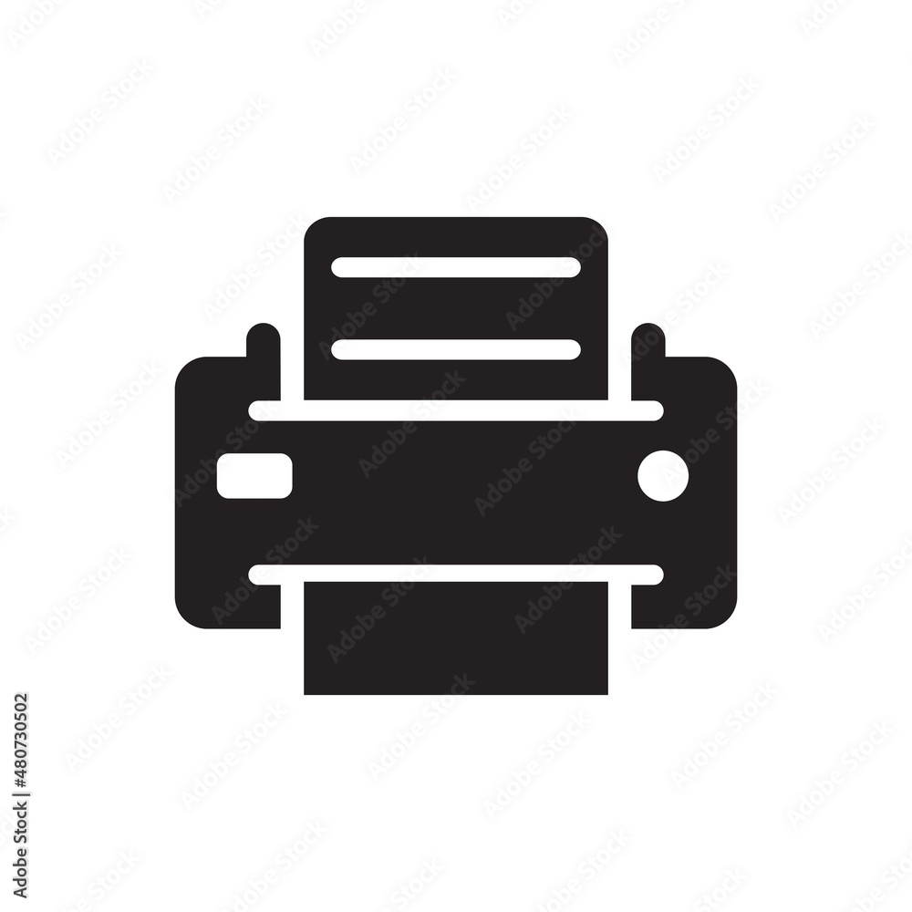 Printer icon ( vector illustration) Printer icon ( vector illustration)
