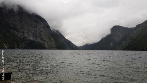 Königsee bei Nebel
