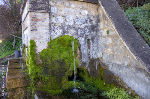 old public fountain used by housewives to wash clothes