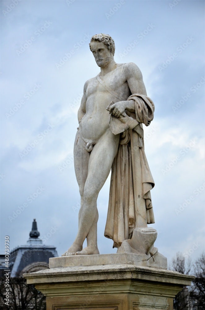 Day view of the Jardin des Tuileries garden, Paris, France