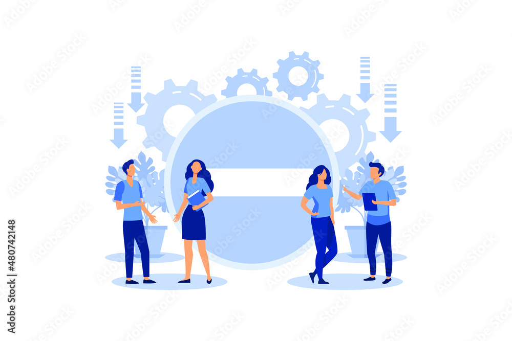 problems at work, stress, work, fatigue, emotions, frustration, weaknesses flat vector illustration problems at work, stress, work, fatigue, emotions, frustration, weaknesses flat vector illustration