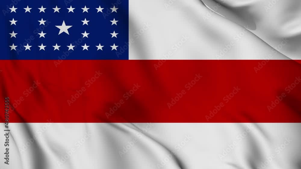 Flag of Amazonas. Flags of the states of brazil in high 4K resolution