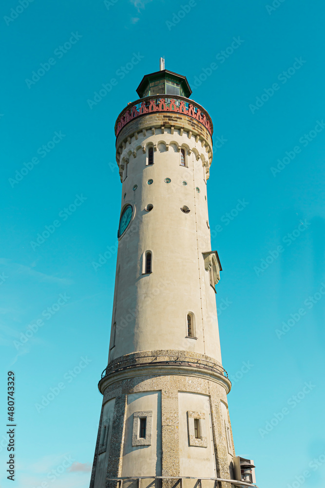 Leuchtturm von Lindau im Bodensee