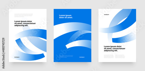 Three poster mockup design for sport event, invitation, award or championship. Sports background for winter event  in Beijing 2022.