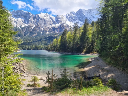 lake in the mountains