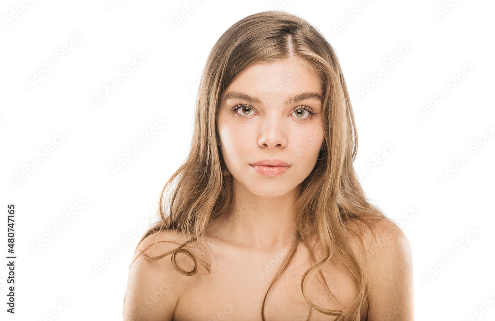 Girl with fresh skin Girl with fresh skin