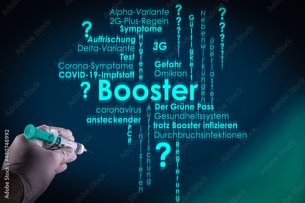 Obraz premium Dieser booster ist sicher nicht der letzte!
