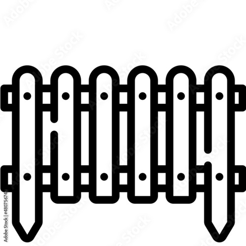fence line icon