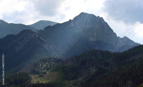 Fototapeta Naklejka Na Ścianę i Meble -  Krajobrazy w Tatrach, polskie góry