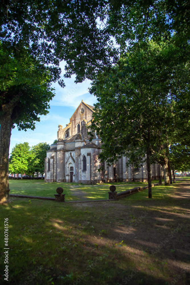 Church of Sainte-Eugénie in Pontonx-sur-l'Adour in France Church of Sainte-Eugénie in Pontonx-sur-l'Adour in France