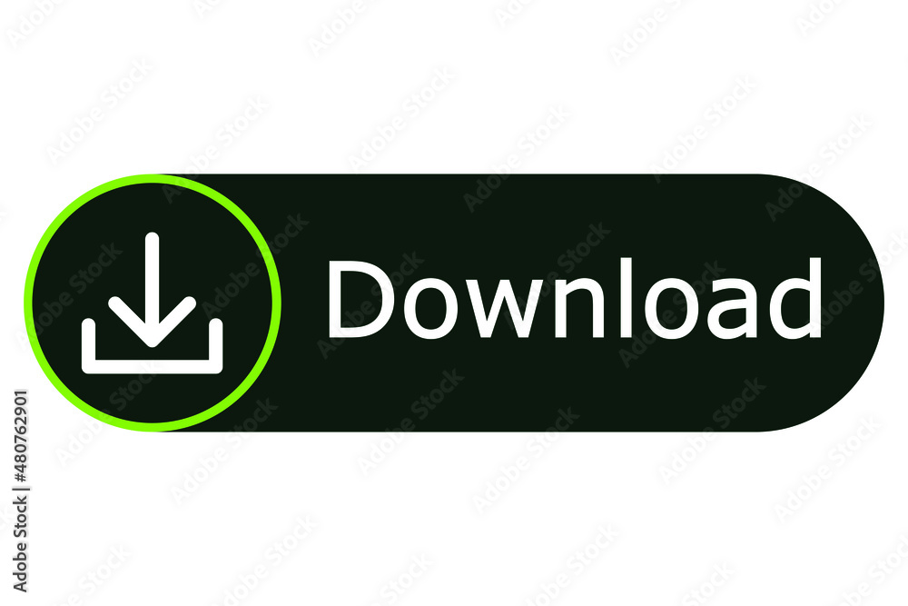 download button vector isolated on white background download button vector isolated on white background