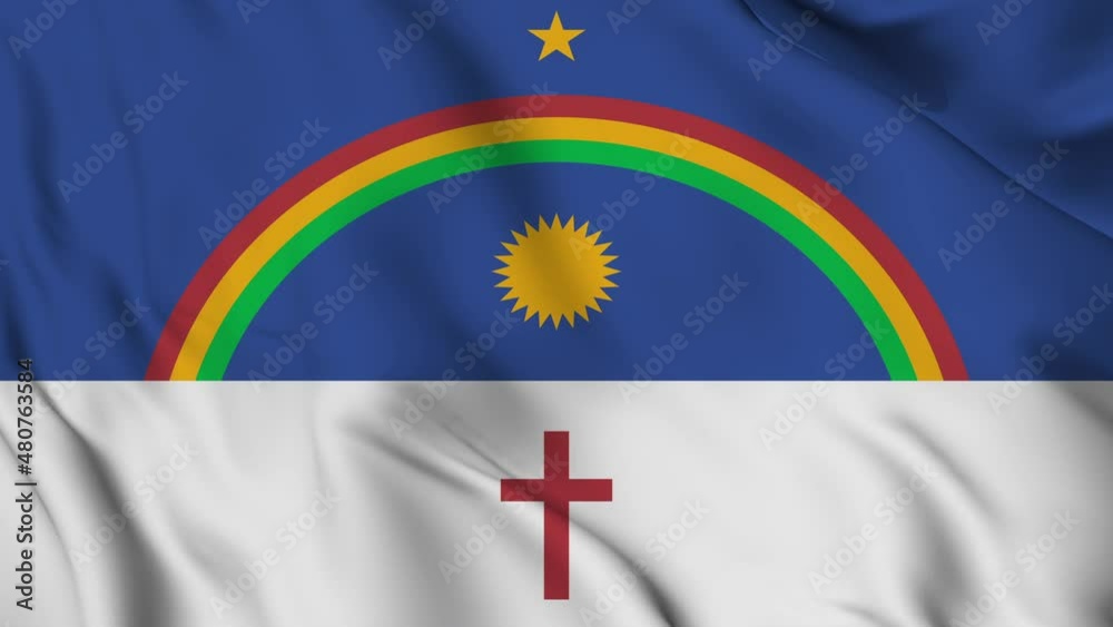 Flag of Pernambuco . Flags of the states of brazil in high 4K