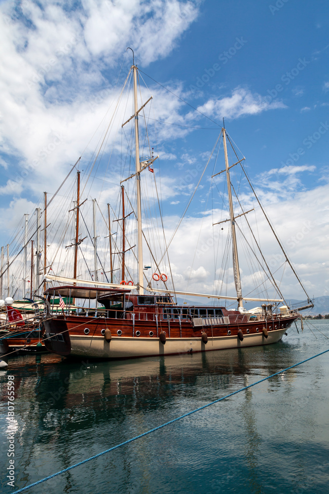 Ships in the harbor