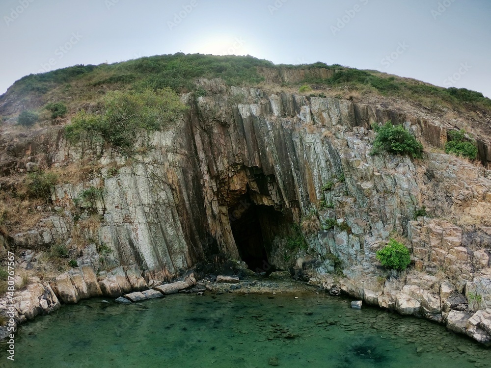 sea caves in the ocean