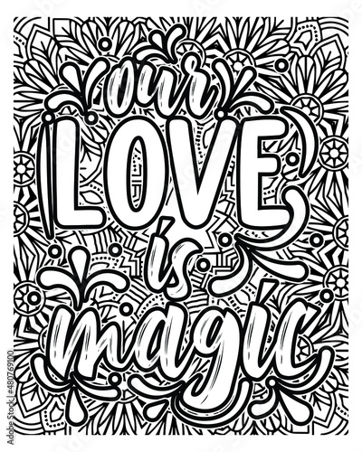 Motivational Quotes Coloring page, inspirational Quotes Coloring page.