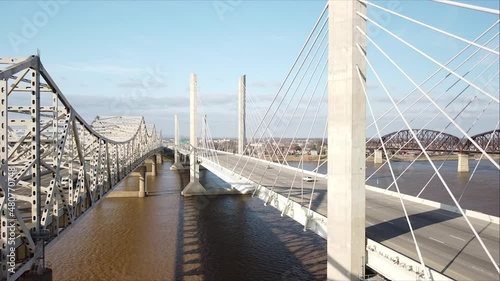 Lincoln bridge in Louisville, KY